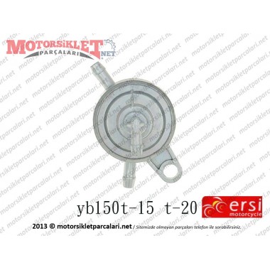 Ersi Motor YB150T-15 T-20 Benzin Musluğu